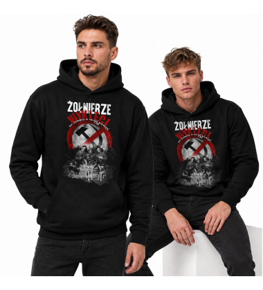 BLUZA Z KAPTUREM ŻOŁNIERZE WYKLĘCI 2
